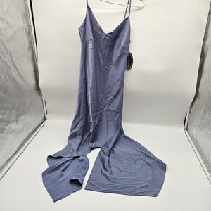 Scoop Slip Maxi Dress Periwinkle Blue Spaghetti Strap Flowy Skirt XS 0-2